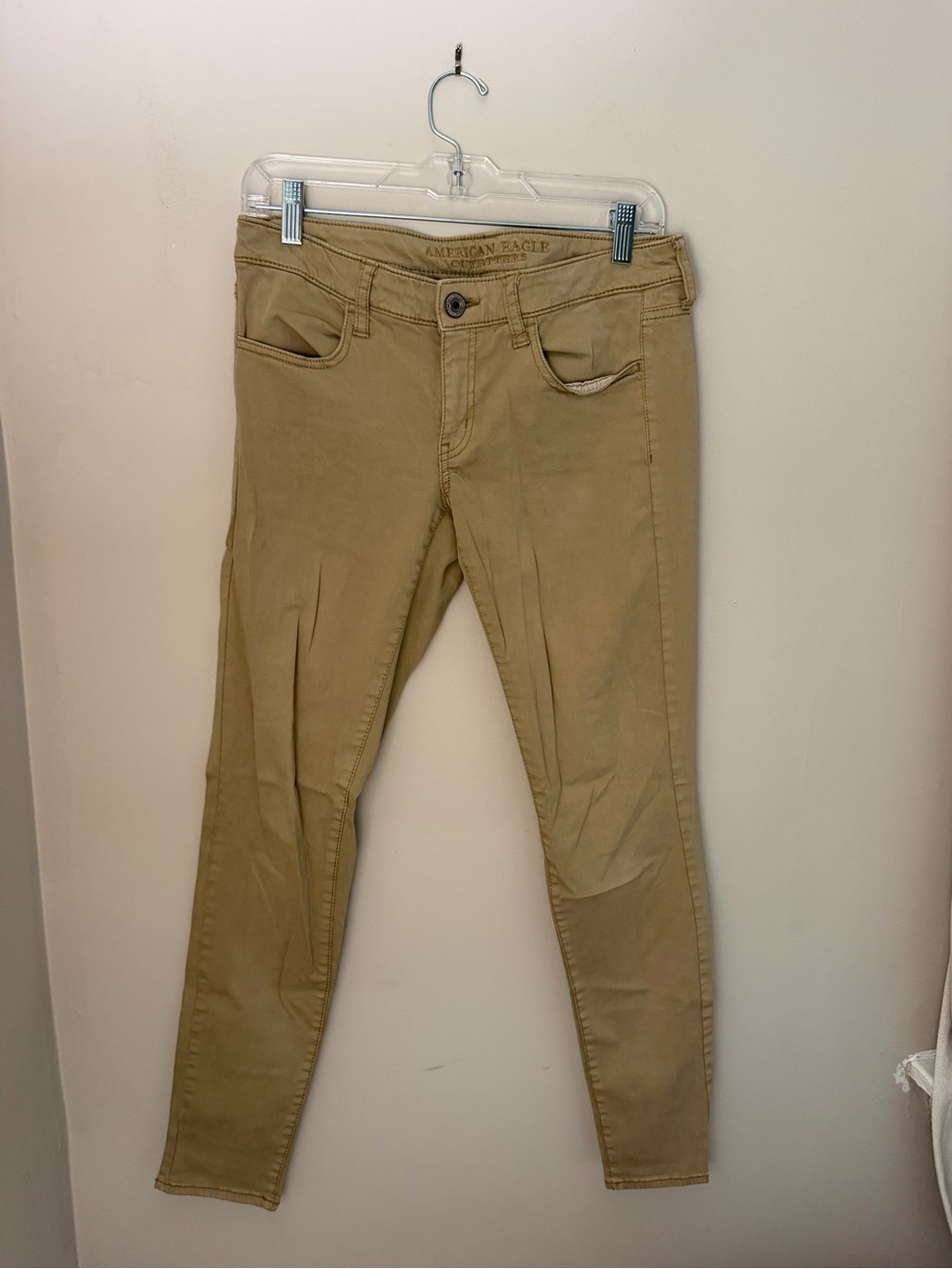 American Eagle Khaki Skinny Pants